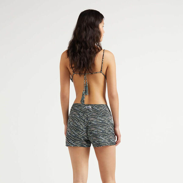Beach top and swim shorts for women